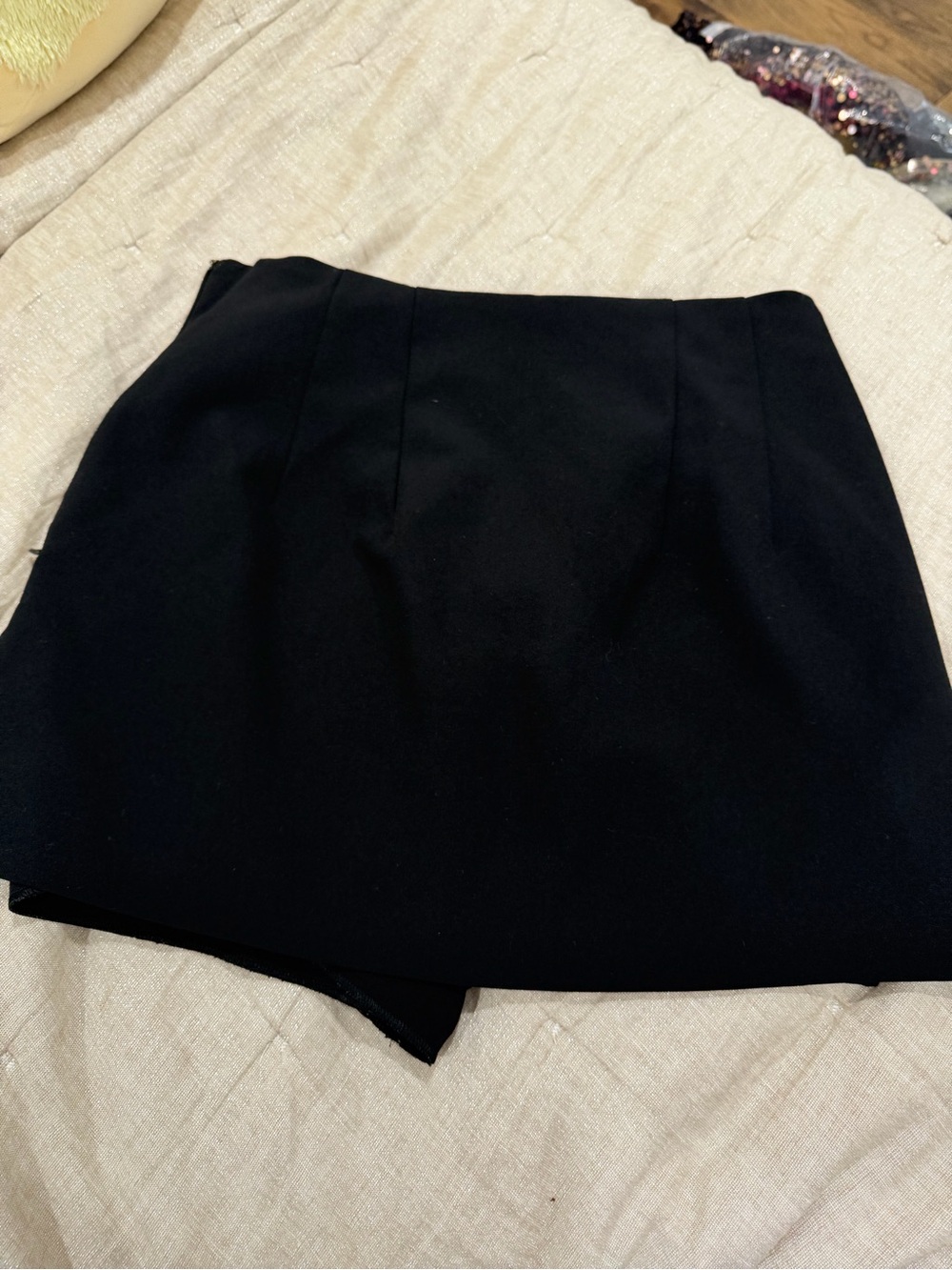 Express Black High-Rise Skort